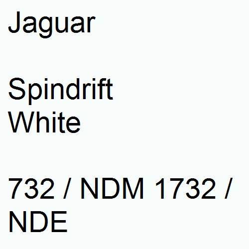 Jaguar, Spindrift White, 732 / NDM 1732 / NDE.